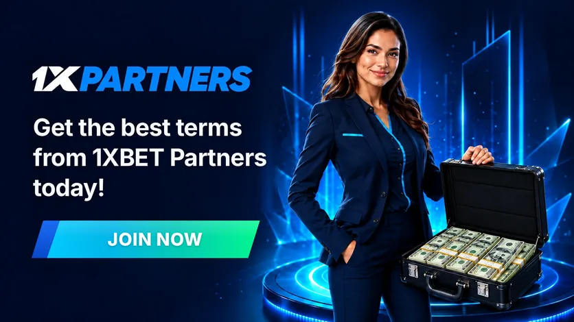 1XPARTNERS: get the best terms from 1XBET Partners today! Join now